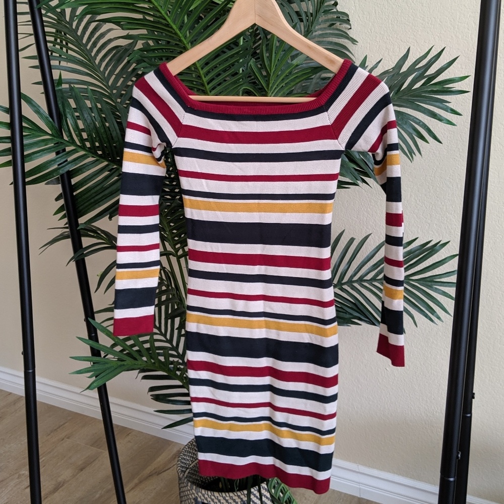 SEEK the Label Striped Sweater Dress - Picture 1 of 4